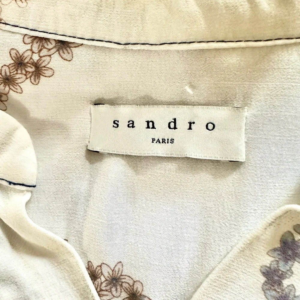 Sandro Paris Jerzy Heart-Motif Midi Dress - Picture 10 of 13